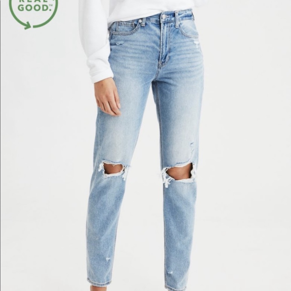 American Eagle mom jeans